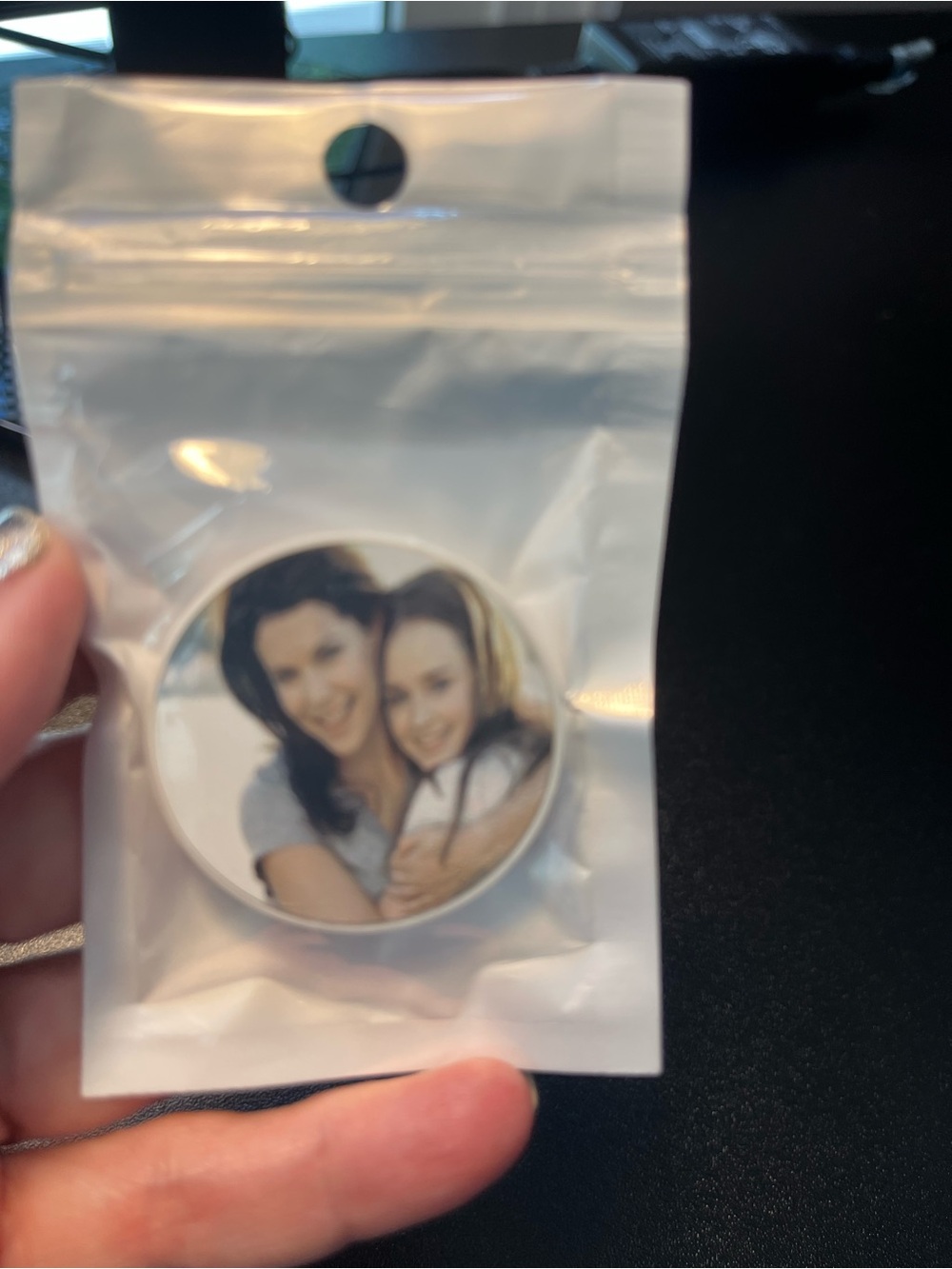 Gilmore Girls Photo PopSocket-Style Phone Grip in White